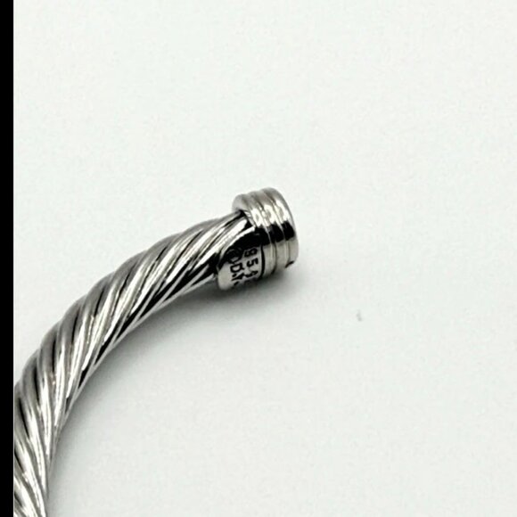 David Yurman X CLASSIC CABLE STATION BRACELET - 925 Silver with 14K Gold, 5mm - Picture 5 of 6